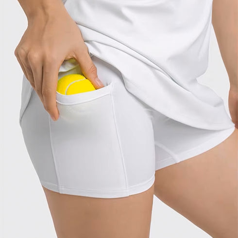 Women's Athletic Dress with Built-in Bra & Shorts